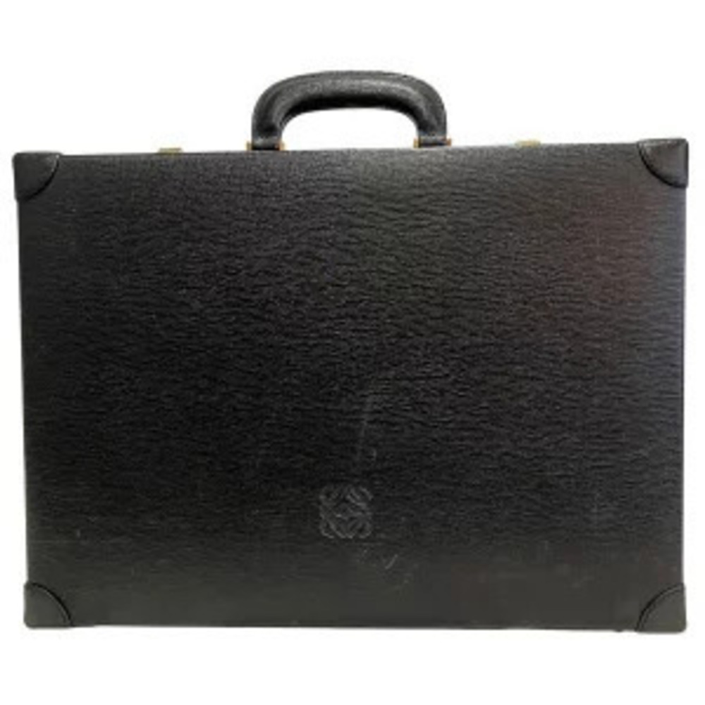 Loewe Black Leather Bag Business